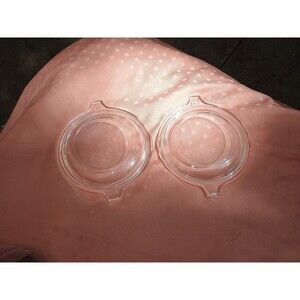 PYREX Replacement Lid # 681-C Clear Glass ~  One LID ONLY 2 Available